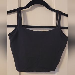 HALARA In My Feels Double Straps Backless Twisted Workout Cropped Tank Top